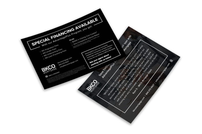 BKCO Mortgage | Advantage Plus Program Flyer