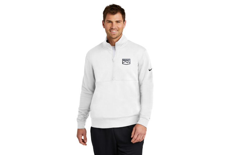 ROC | Nike Men's Club Fleece Sleeve Swoosh 1/2-Zip - Image 3