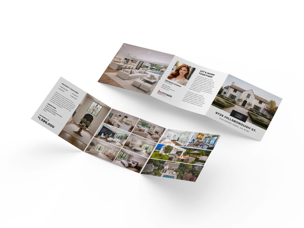 Keller Williams | Tri-Fold Property Listing Option 3